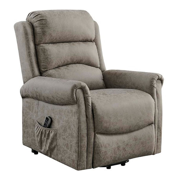 Willis Dual Motor Lift & Tilt Recliner Chair-Truffle Rub Off