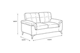 Ottawa 2 Seater Sofa - Emerald Green