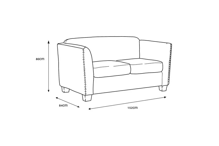 Dawson 2 Seater Sofa - Grey