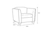 Dawson Armchair - Teal