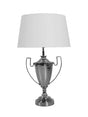 Nickel Trophy Lamp-Cream *special*