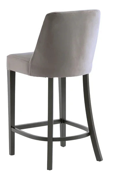 Izmir Barstool - Grey Velvet