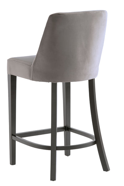 Izmir Barstool - Grey Velvet