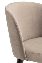 Nova Breakfast Bar Stool - Grey Velvet