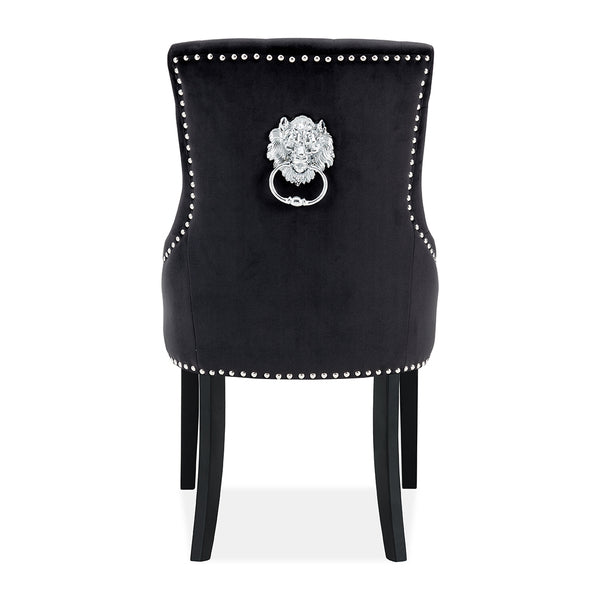 Lion Dining Chair Black