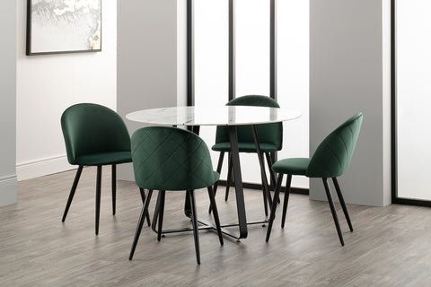 Lotus Chair- Green (Set of 4)