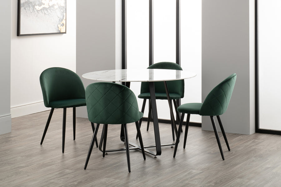 Lotus Chair- Green (Set of 4)