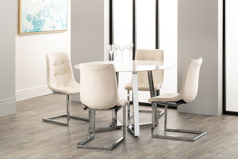 Ollie Dining Chair - Cream (Set of 2) *special*