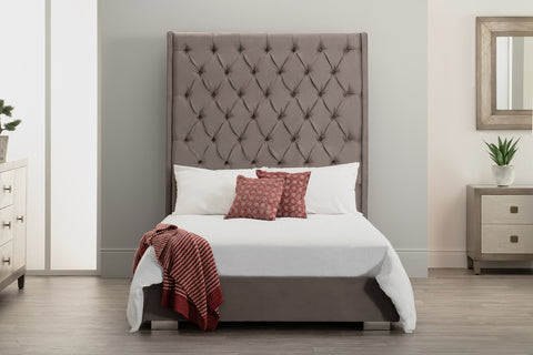 Nevada Bed - Super King - Grey *special*