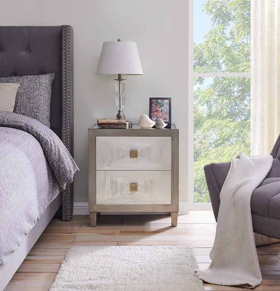 Nova 2 Drawer End Table