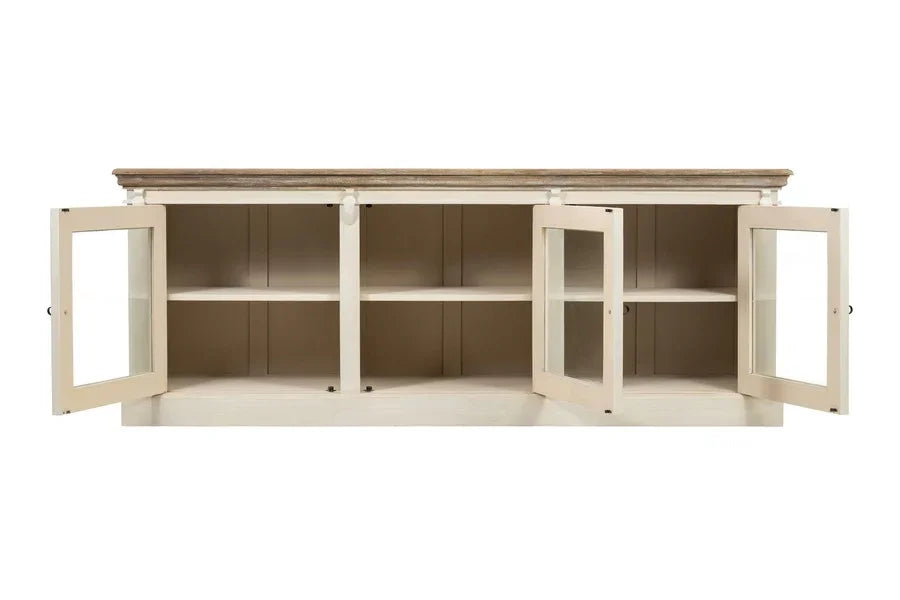 Cornwall Sideboard - Antique White/Oak Wash Top