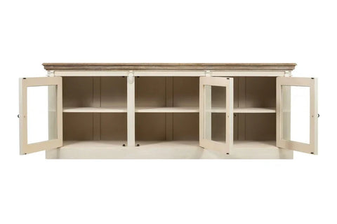 Cornwall Sideboard - Antique White/Oak Wash Top