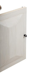 Devon 2 Door Chest - Rustic White /Oak Wash Top *special