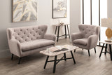 Yak 2 Seater Sofa - Short Faux Sheepskin - Grey *special*