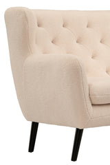 Yak 2 Seater Sofa - Short Faux Sheepskin - White *special*