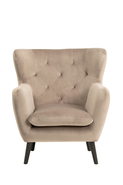 Yak Armchair - Mink - Velvet *special*