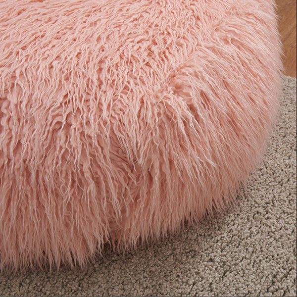 Faux Sheepskin Bean Bag-Pink *special* (Minimum Order: 2)