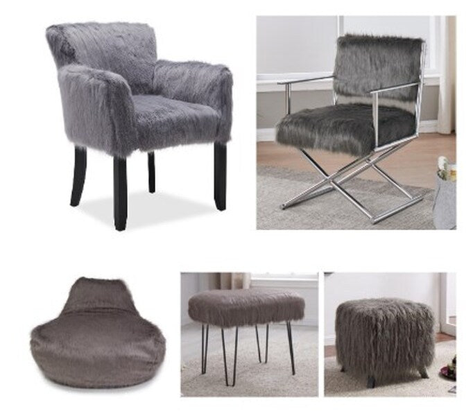 Grey Sheepskin Pack - Grey