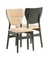 Fara Extending Dining Table Walnut + 6 Dinamic Chairs Beige *special*