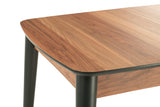 Fara Extending Dining Table Walnut + 6 Dinamic Chairs Beige *special*