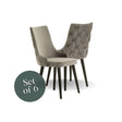 City Chair - Grey Velvet (Set of 6) *special*