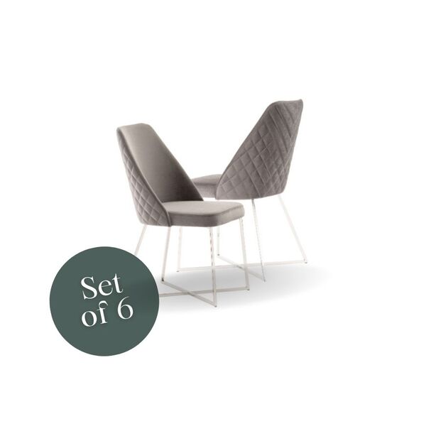 Vip Chair - Grey (Set of 6) *special*