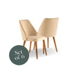 Set of 6 Zara Chair Beige *special*