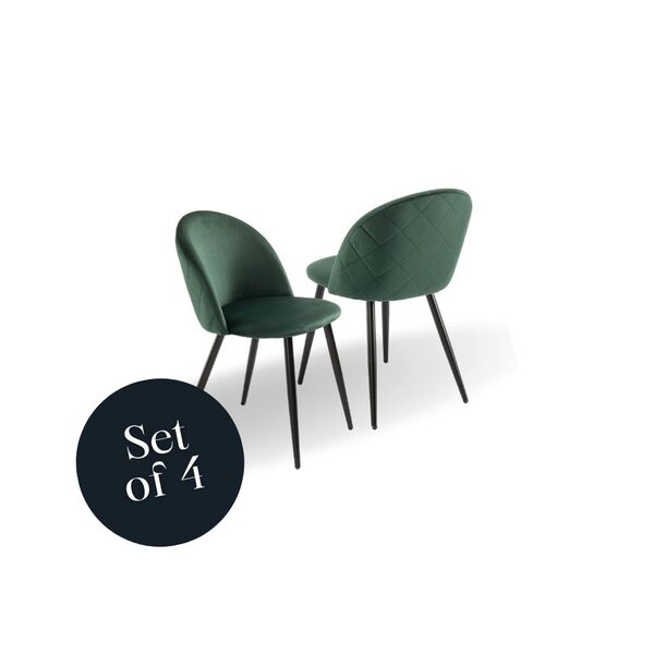 Lotus Chair- Green (Set of 4)