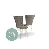 Lukas Chair - Charcoal/White (Set of 2) *special*