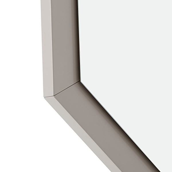 Pasadena LED Hexagon Mirror - Flannel Grey