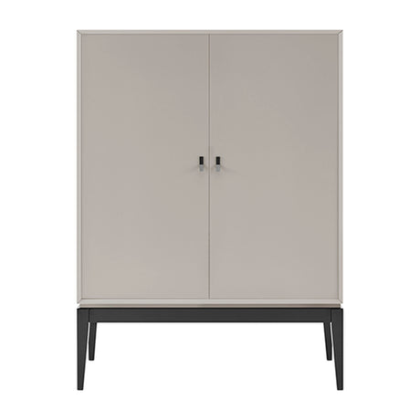 Pasadena 2 Door Drinks Cabinet - Flannel Grey
