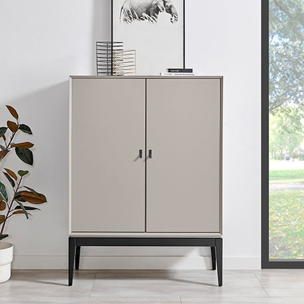 Pasadena 2 Door Drinks Cabinet - Flannel Grey