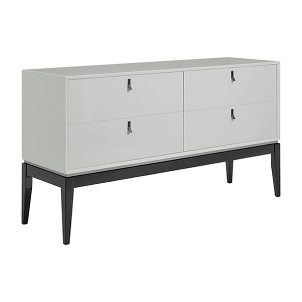 Pasadena Chest of 4 Drawers - Cool Grey