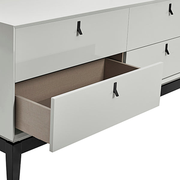 Pasadena Chest of 4 Drawers - Cool Grey