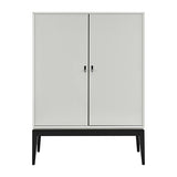 Pasadena 2 Door Drinks Cabinet - Cool Grey