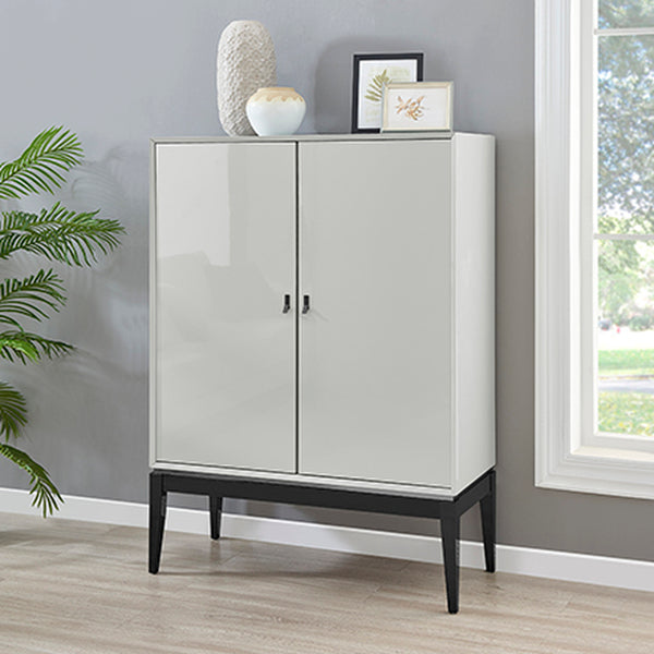 Pasadena 2 Door Drinks Cabinet - Cool Grey