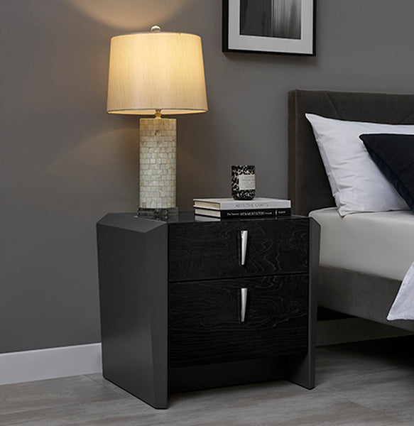 Opal 2 Drawer End Table