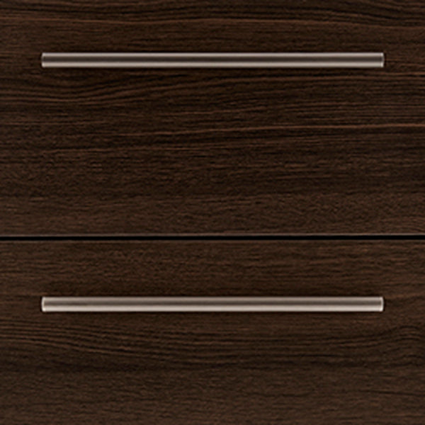 Gianni 2 Drawer End Table - Dark Oak