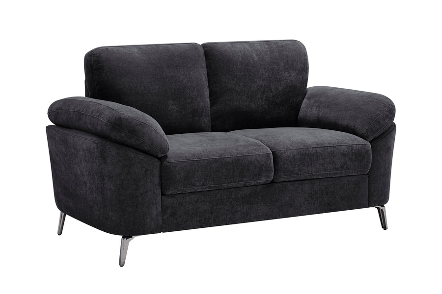 Camden 2 Seater-Black