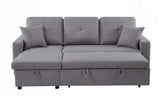Lincoln Interchangeable Corner Sofa Bed - Grey