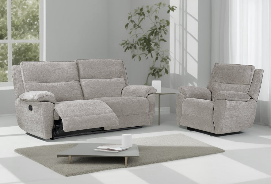 Midtown Recliner Chair - Light Grey (Special)