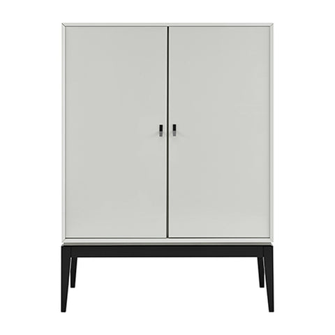 Pasadena 2 Door Drinks Cabinet - Cool Grey