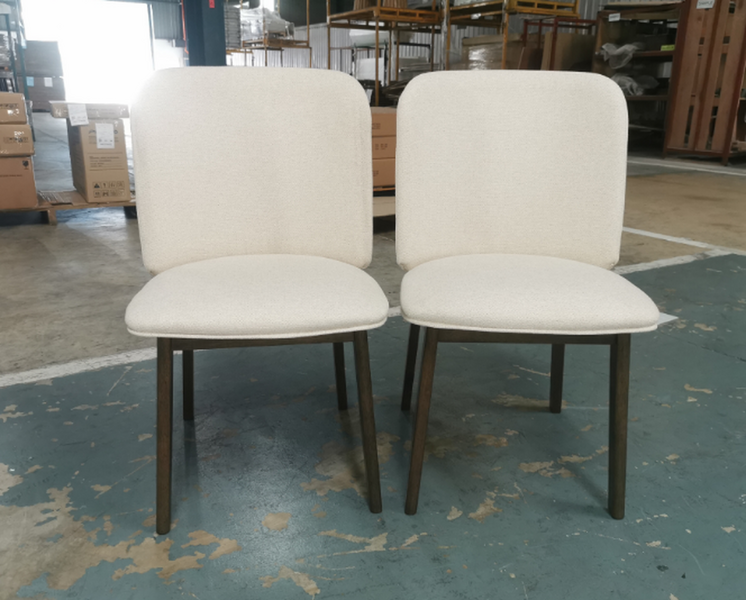 Set of 2 Alice Dining Chair - Cream