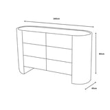 Atlanta 6 Drawer Chest
