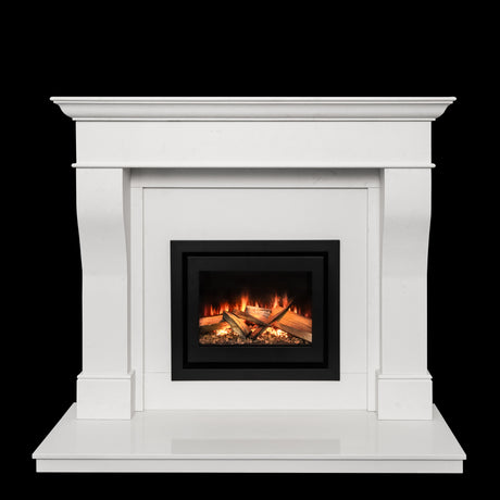 60" Plaza Honed Naples White Surround