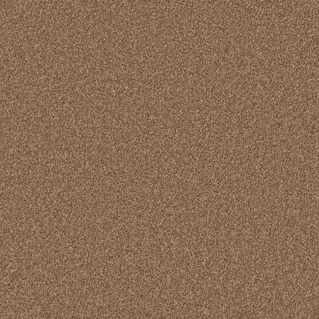 Closeup of pecan brown textured upholstery fabric with fine weave pattern