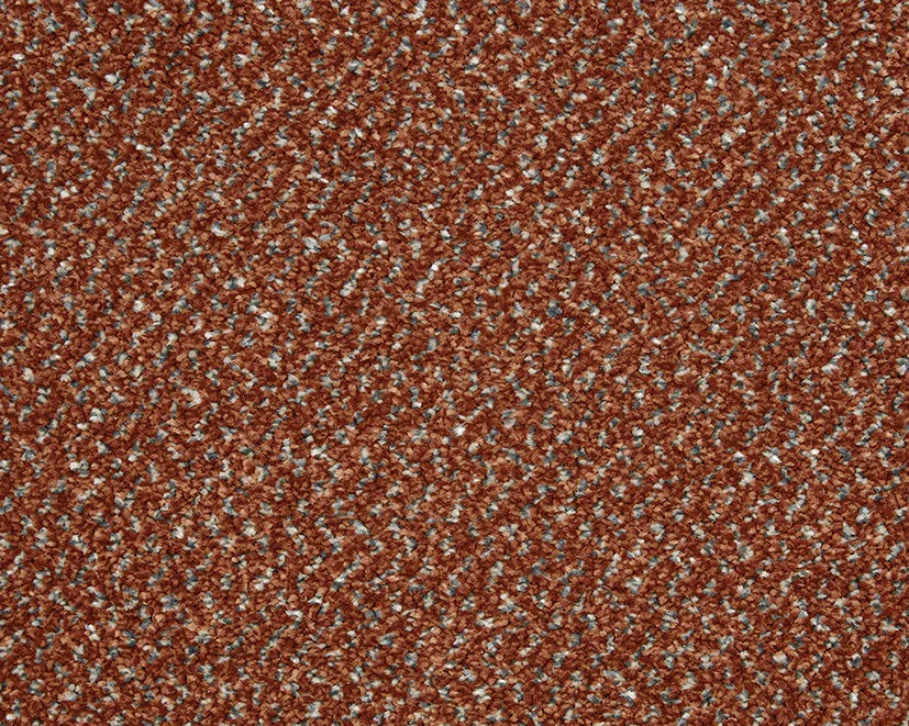 Rust tweed carpet with herringbone pattern | Home Centre Direct UK