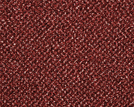 Rich ruby red carpet with a textured looped pile finish | Home Centre Direct UK