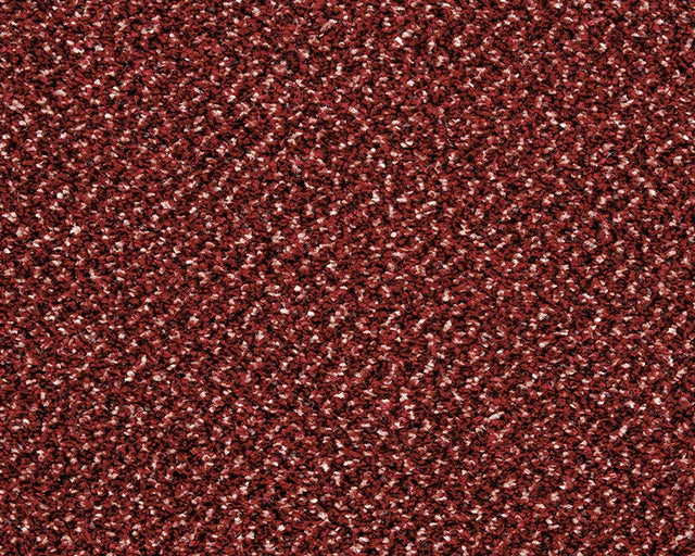 Rich ruby red carpet with a textured looped pile finish | Home Centre Direct UK