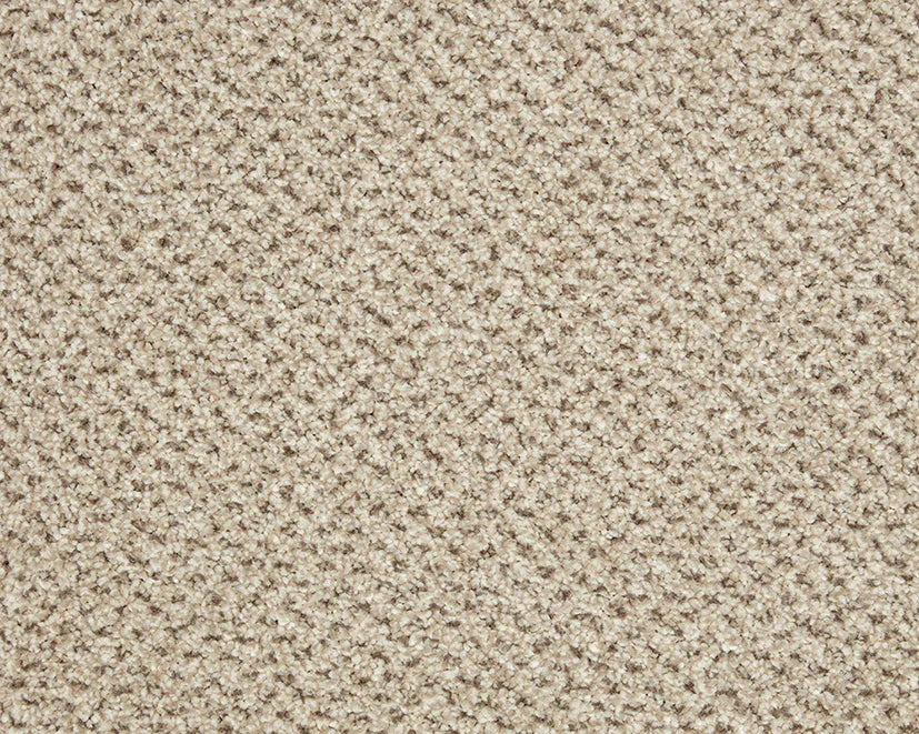 Beige textured carpet with a dense, looped pile finish | Home Centre Direct UK